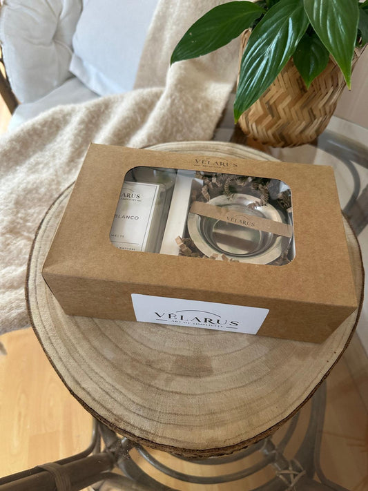 Pack Premium (Quemador + Melts + Velas de té)