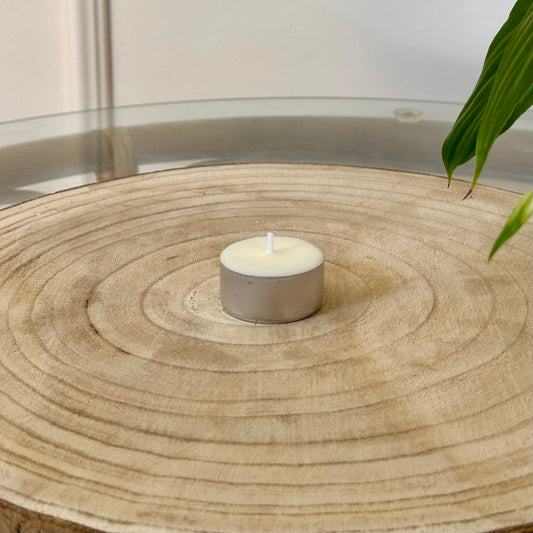 Velas de té SIN AROMA (8 unidades)
