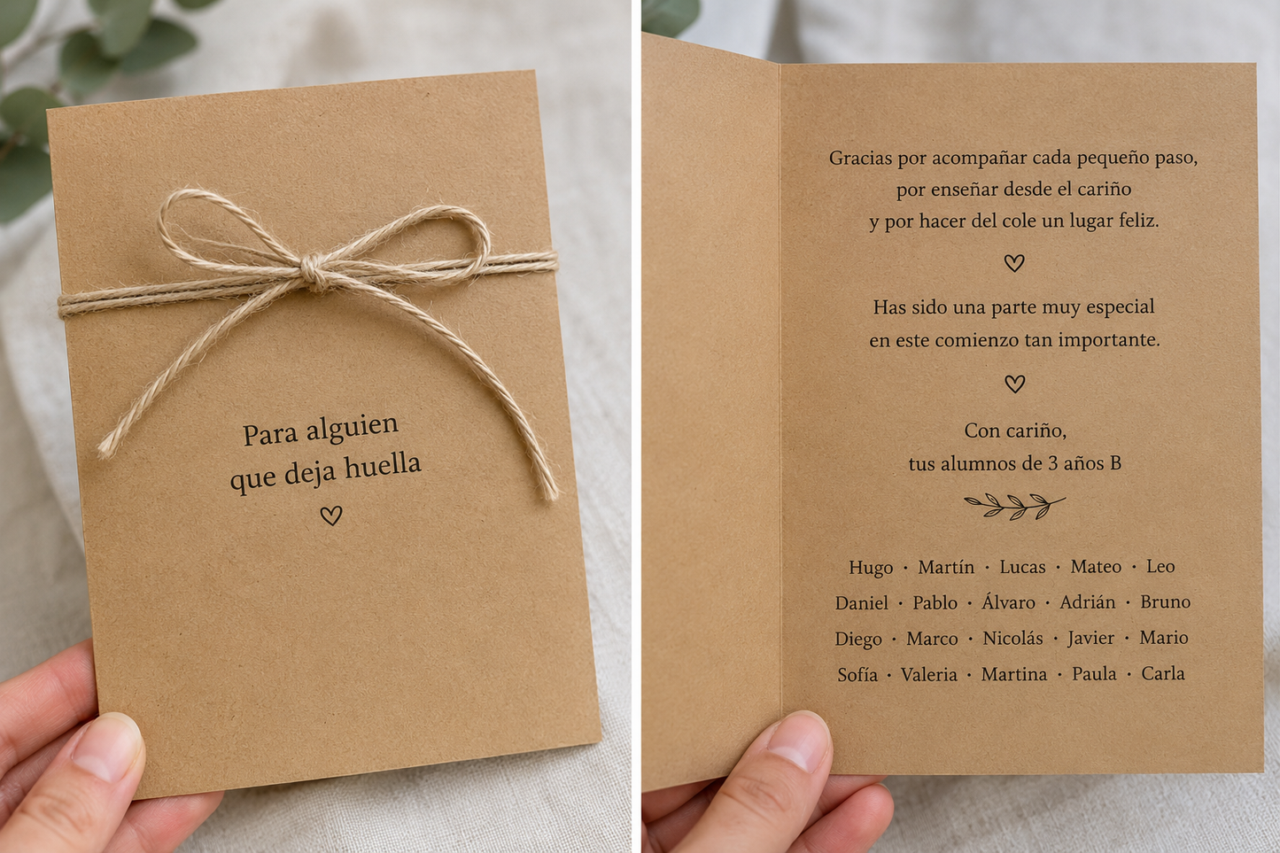 Tarjeta Personalizada