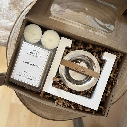 Pack Premium (Quemador + Melts + Velas de té)