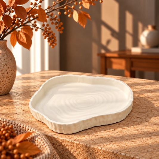 Bandeja Tronco | Beige Claro