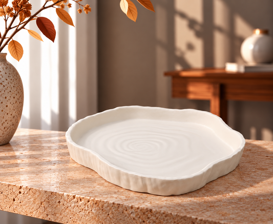 Bandeja Tronco | Beige Claro
