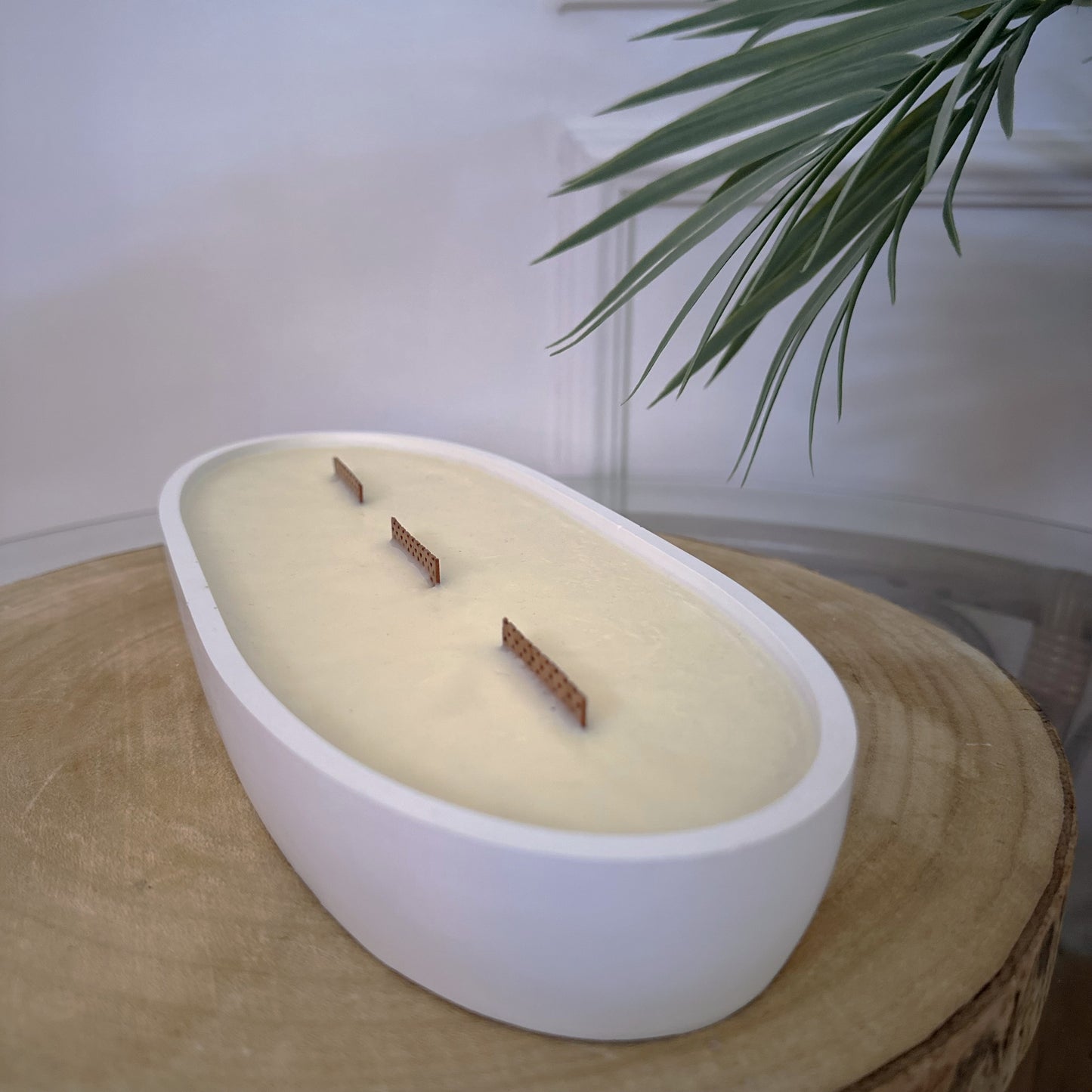 Vela XXL ovalada (SIN AROMA)