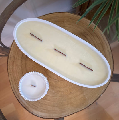 Vela XXL ovalada (SIN AROMA)