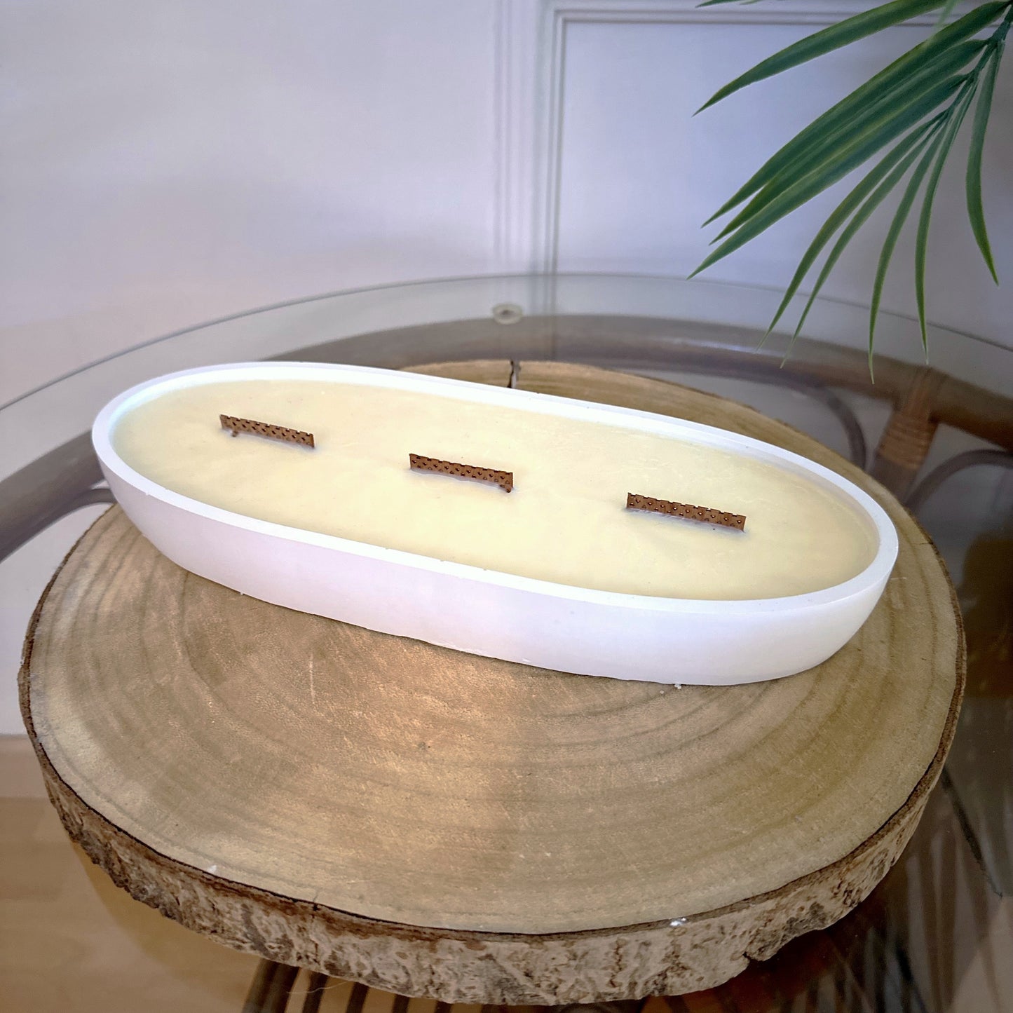 Vela XXL ovalada (SIN AROMA)