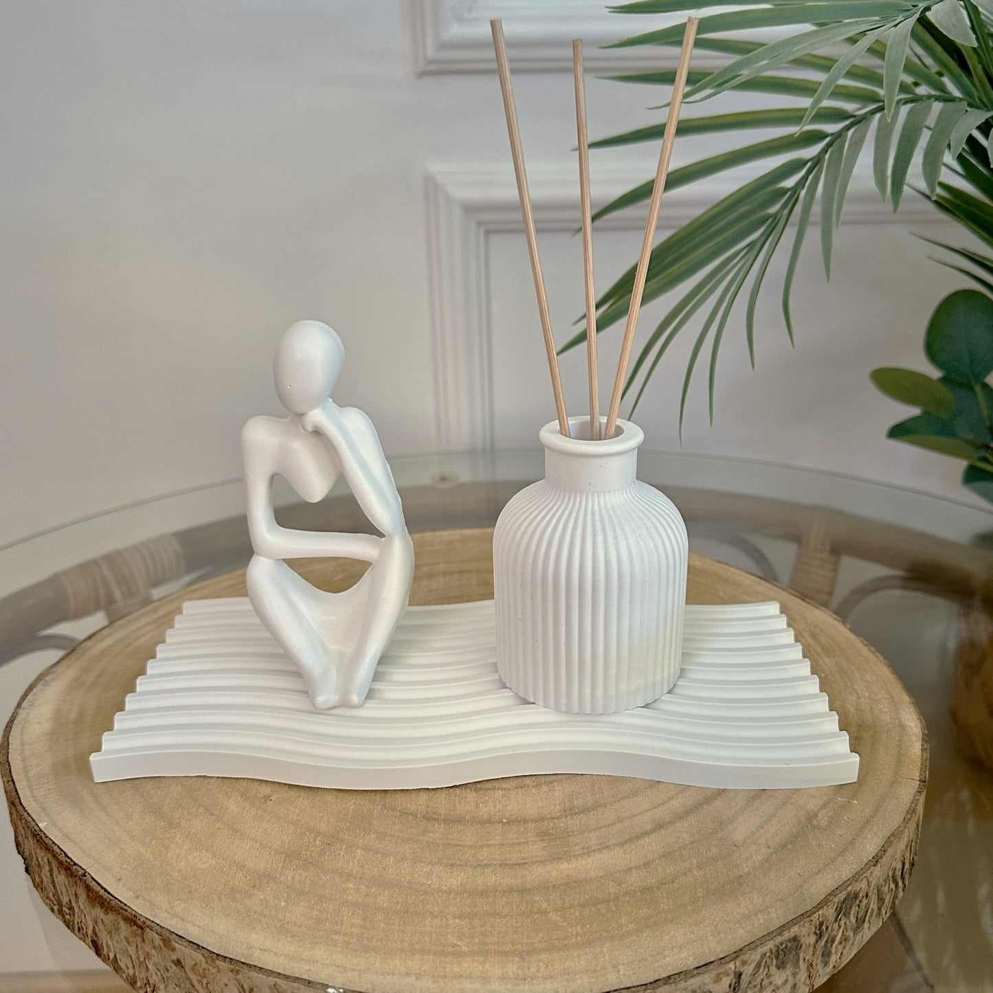 Bandeja decorativa ondas