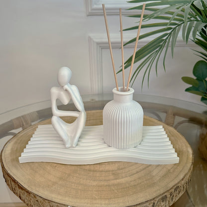 Bandeja decorativa ondas